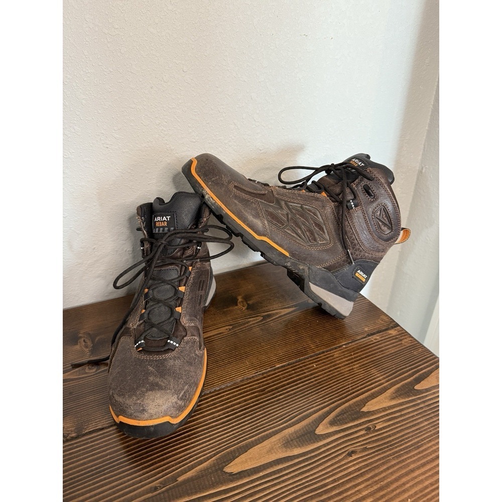 Ariat 10021495 Rebar Flex 6" COMP Toe EH Non Slip Oil RESIST WORK Boot Size 9D